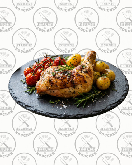 Cuisse de poulet rôti