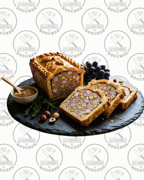 Pâté croûte pistaches noisettes maison