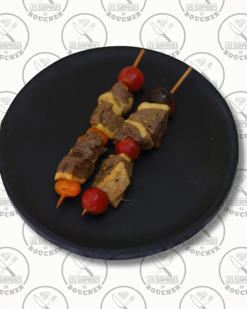 Brochette de canard