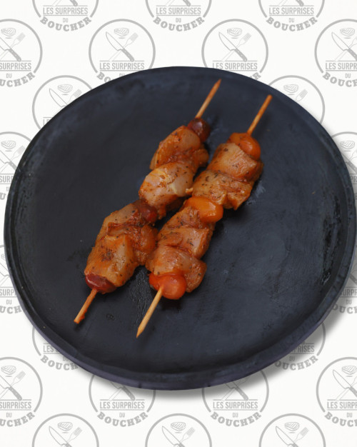 Brochette de poulet à la provençale