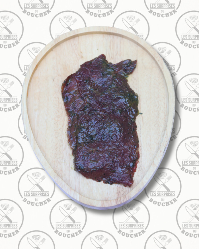 Bavette marinée à la persillade