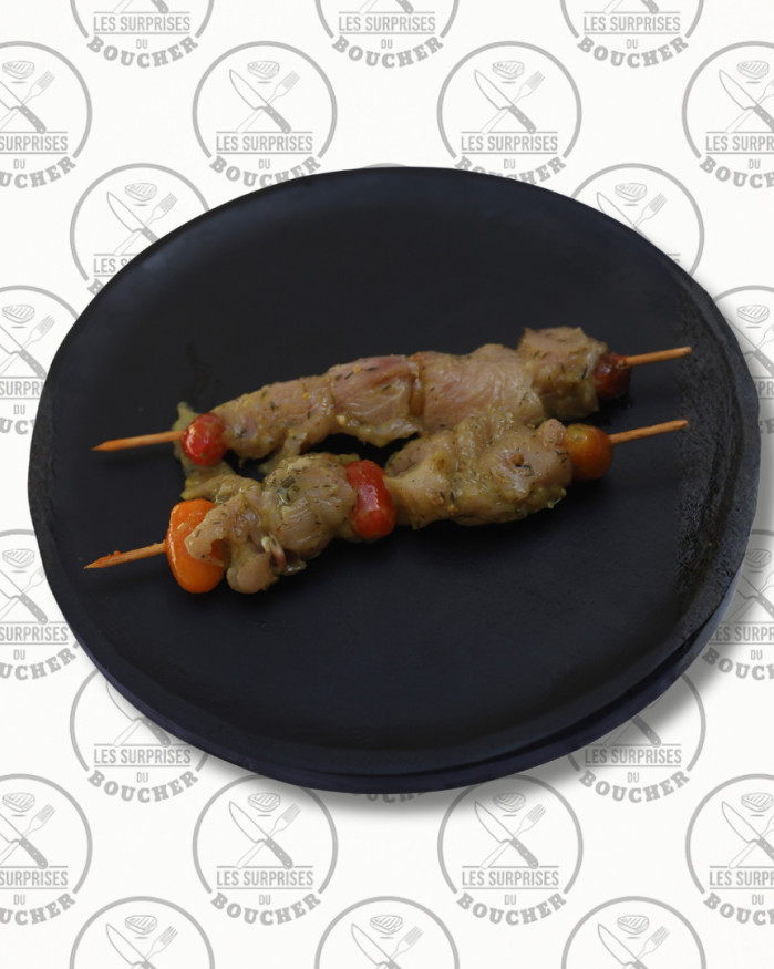 Brochette de volaille thym citron
