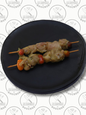Brochette de volaille thym citron
